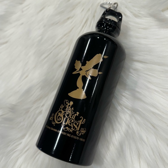 Disney Store Cast Member Exclusive Be Our Guest Lumiere Water Bottle 7” NEW - Picture 3 of 12